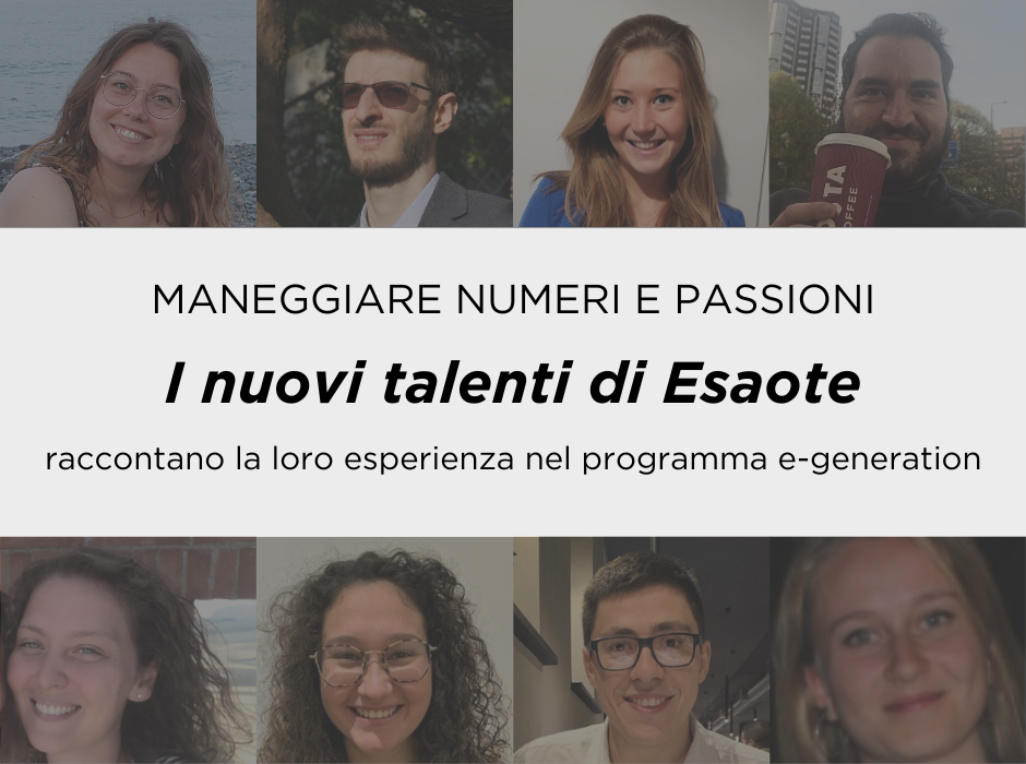 Esaote Relation, Maneggiare numeri e passioni
