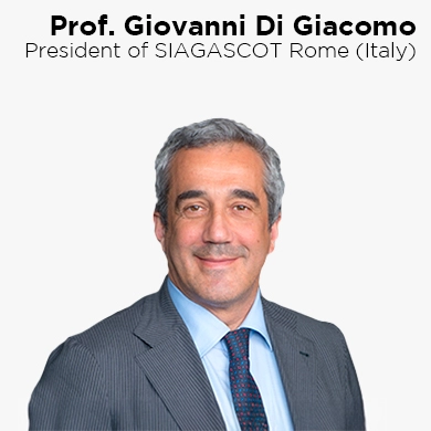 Prof. Giovanni Di Giacomo, President of SIAGASCOT Rome (Italy)