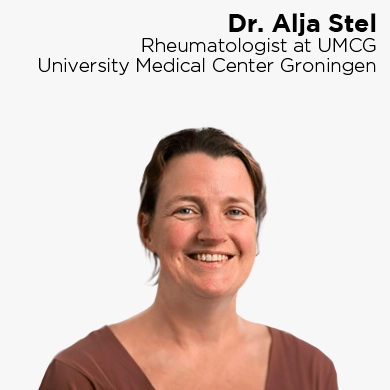 DR. Alja Stel, Rheumatologist at UMCG, University Medical Center Groningen
