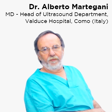 Dr. Alberto Martegani, MD - Head of Ultrasound Department, Valduce Hospital, Como (Italy)