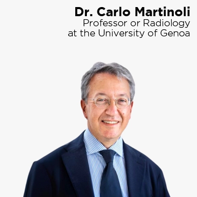 Dr. Carlo Martinoli, Professor of Radiology at the University of Genoa