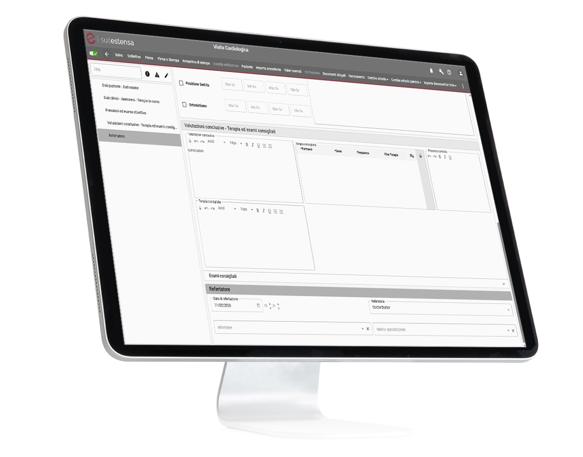 SUITESTENSA Visit Data Management software