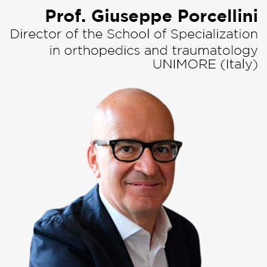 Prof. Giuseppe Porcellini, director of the School of Specialization in orthopedics and traumatology UNIMORE (Italy)
