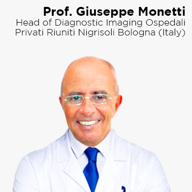 Prof. Giuseppe Monetti, Head of diagnostic Imaging Ospedali Privati Riuniti Nigrisoli Bologna (Italy)
