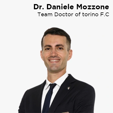 Dr. Daniele Mozzone, Team Doctor of torino F.C.