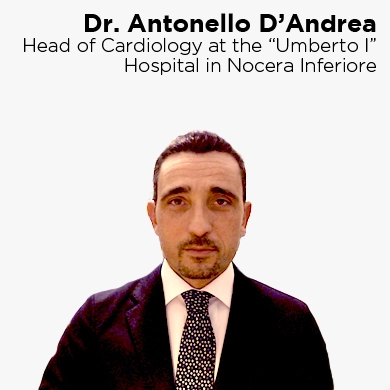 Dr. ANtonello D'Andrea, head of Cardiology at the "Umberto I", hospital in Nocera Inferiore