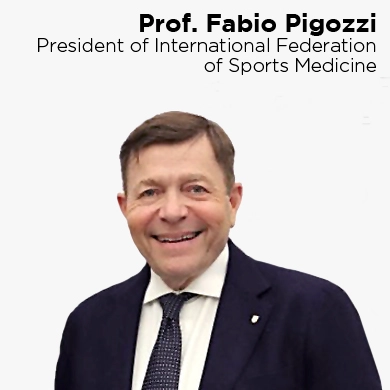 Prof. Fabio Pigozzi, President of international Federation of Sports Medicine