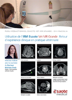 Utilisation de l’IRM Esaote Vet-MR Grande