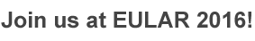 Join us at EULAR 2016