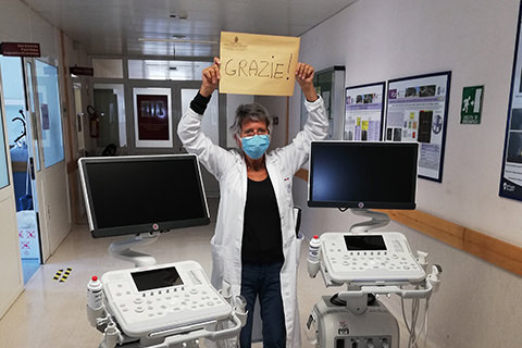 Esaote assembles and delivers 103 portable ultrasound scanners in just 3 days